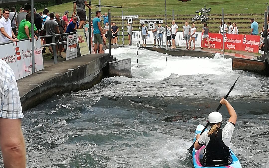 Kanuslalom: Deutsche Jugend- und Junioren-Meisterschaft 2017 in Augsburg