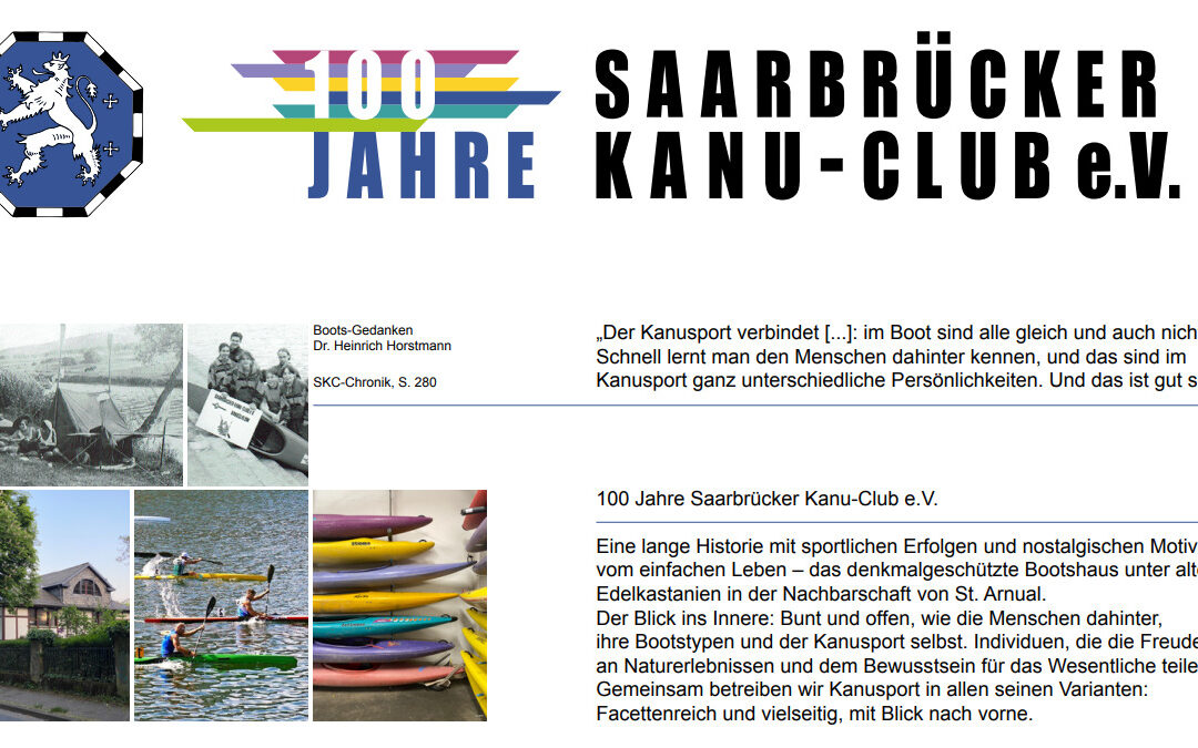 100 Jahre Saarbrücker Kanu-Club